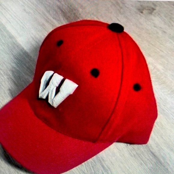 Vibrant Red Cap with Bold W Logo - Picture 1 of 3